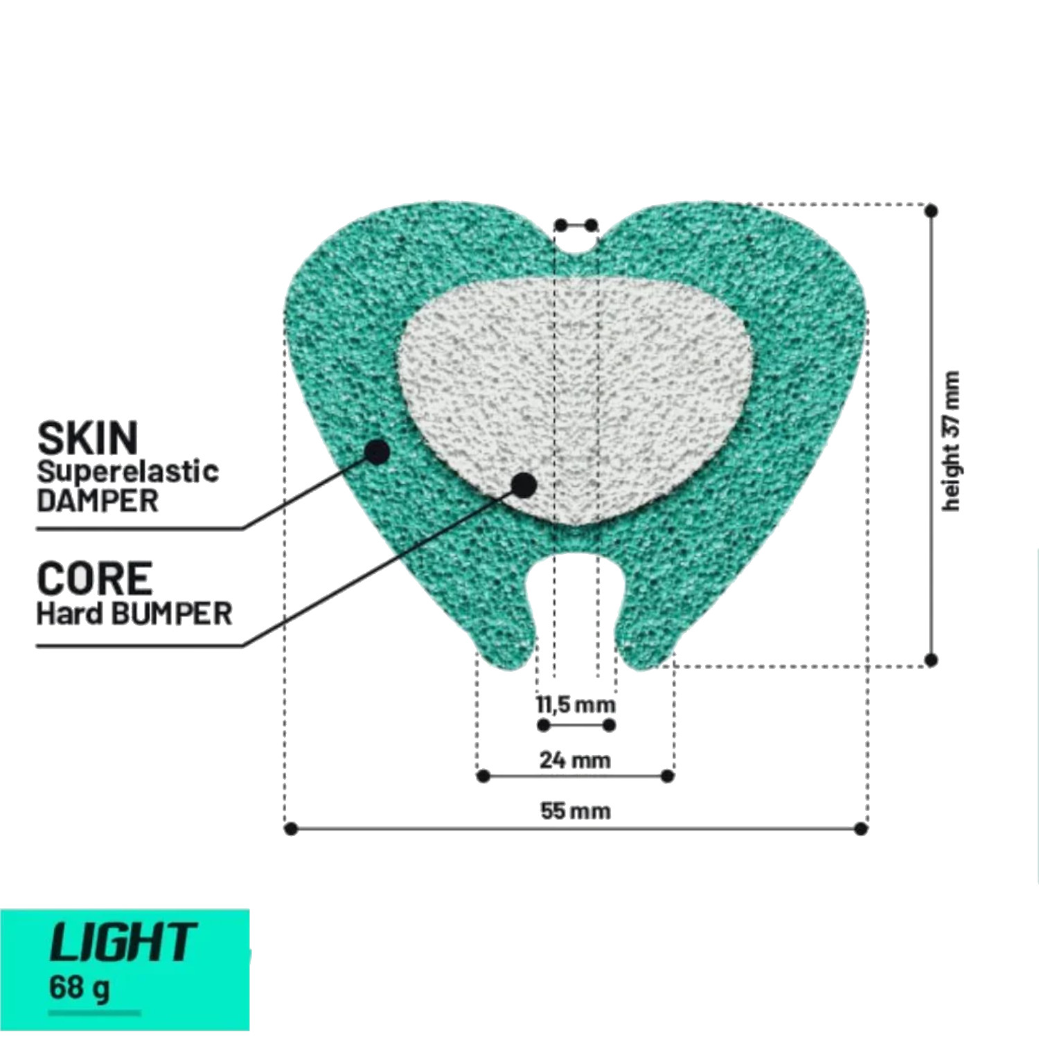 INSERTO PROTETTIVO PER TUBELESS LOOP LIGHT